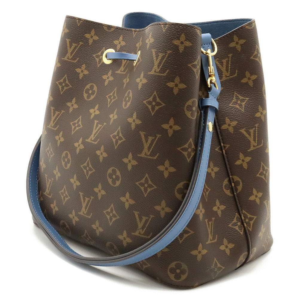 LOUIS VUITTON Monogram Neonoe Shoulder Bag Blue Jean M43569 - Picture 2 of 9